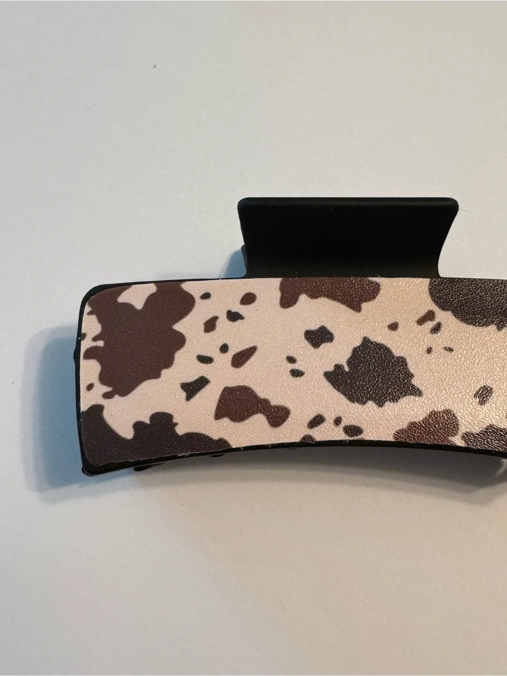 Country Western Boho Cow Print Claw Clip